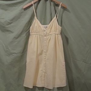 Seersucker Striped Babydoll Sundress